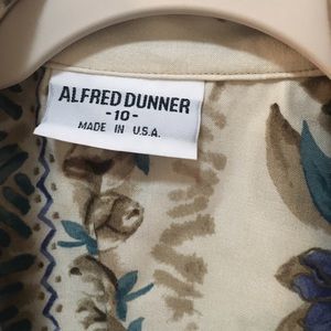 Alfred Dunner Women’s Size 10 Short Sleeve Multicolored Button Down Shirt